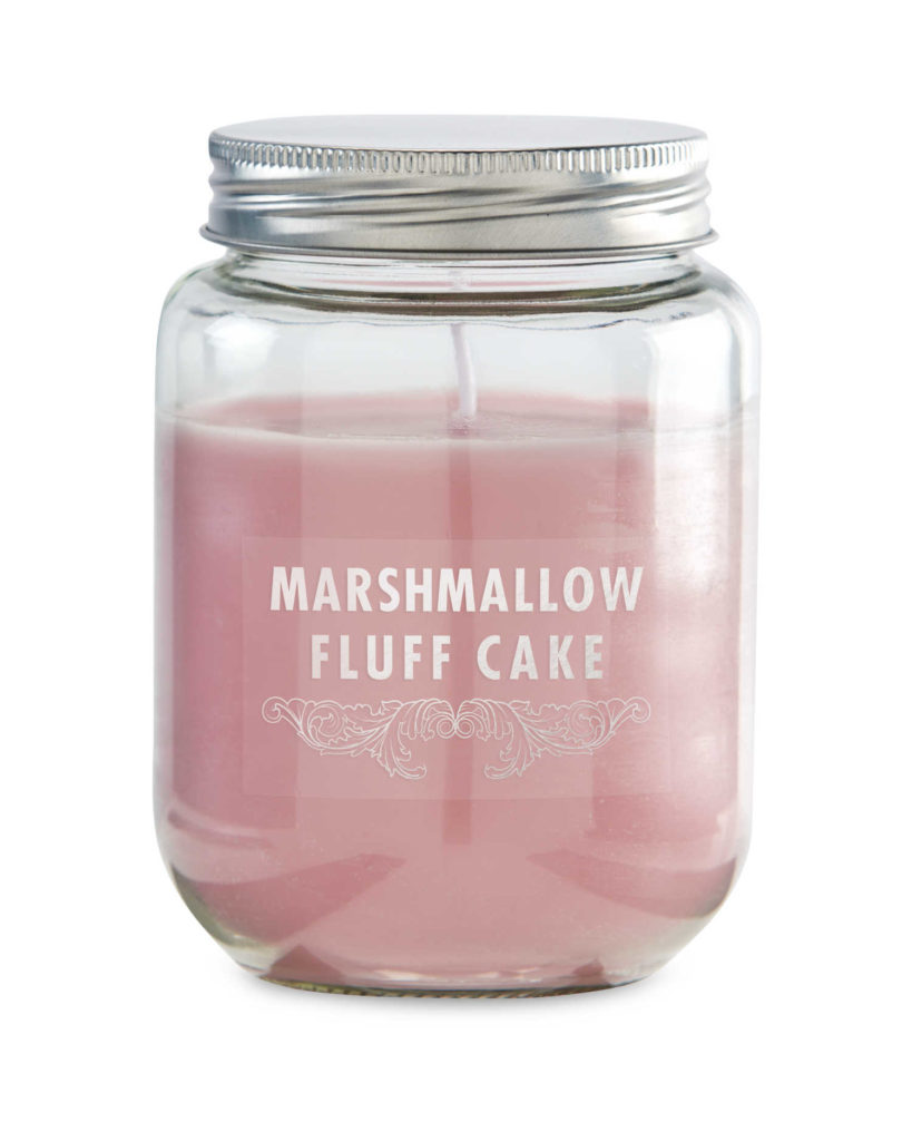 Aldi marshmallow fluff cake candle