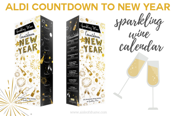 ALDI COUNTDOWN TO NEW YEAR SPARKLING WINE CALENDAR