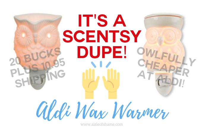 Aldi Scentsy Dupe Owl Warmer