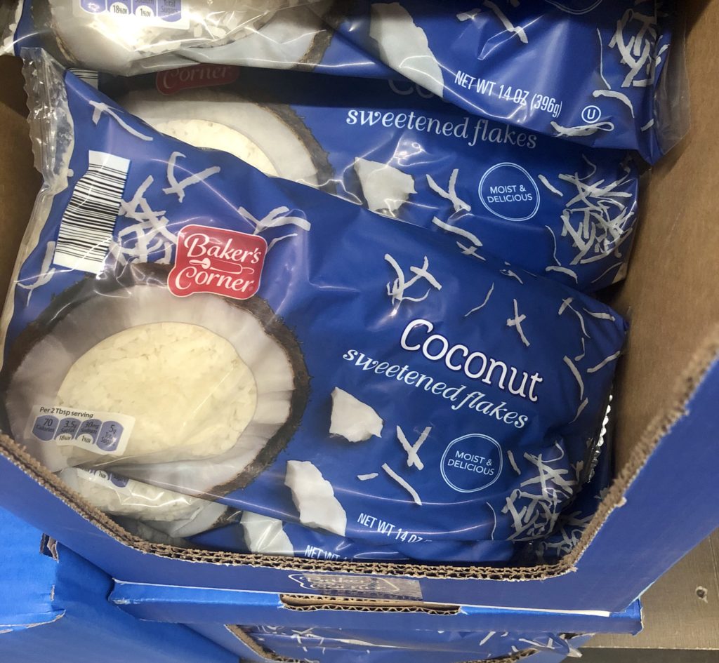 Aldi shredded coconut