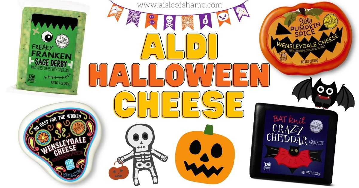 aldi halloween cheese selection 2020