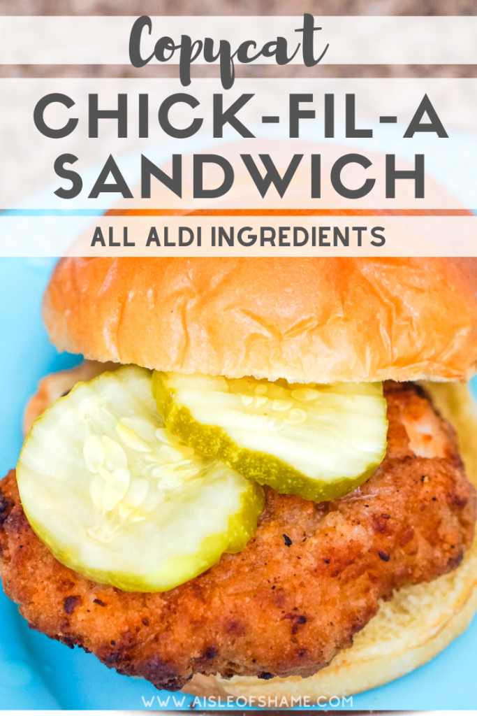 copycat chick-fil-a sandwich made with all alidi ingredients 