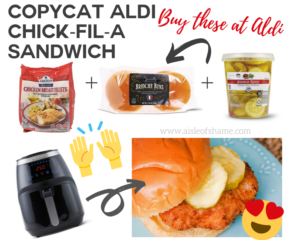 aldi copycat chick-fil-a sandwich