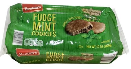 Bentons Fudge Mint Cookies