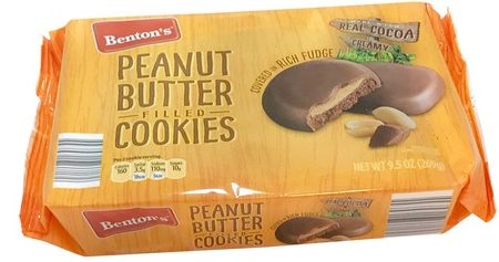 Bentons Peanut Butter Filled Cookies