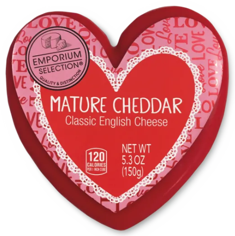aldi heart-shaped cheese