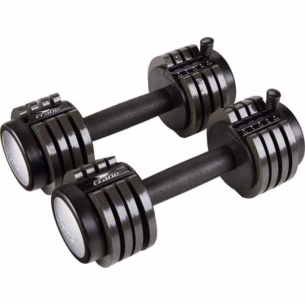 adjustable dumbbells at Aldi