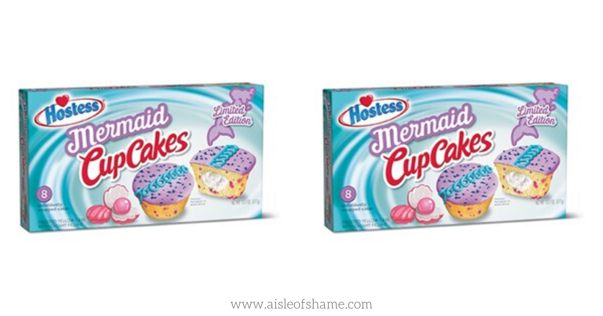 Hostess Mermaid Cupcakes available at Aldi