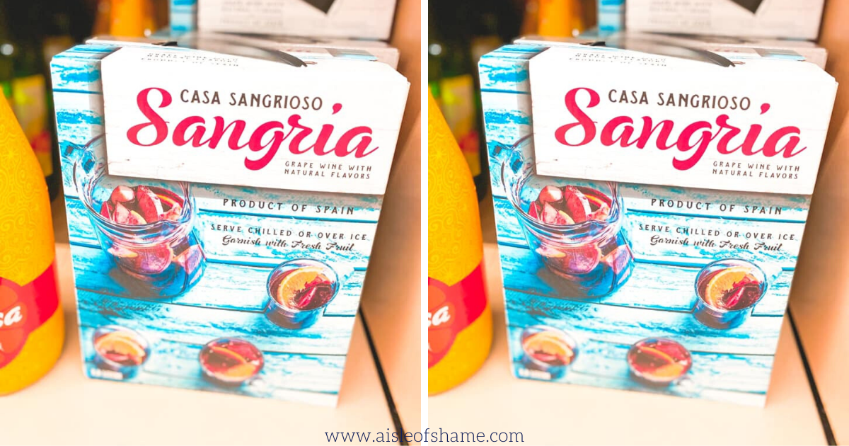 Need a Box of Sangria? Aldi Says You Do! -