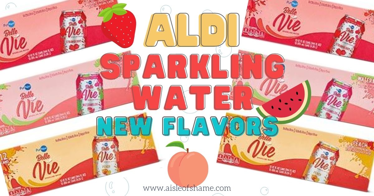 aldi sparkling water peach watermelon strawberry