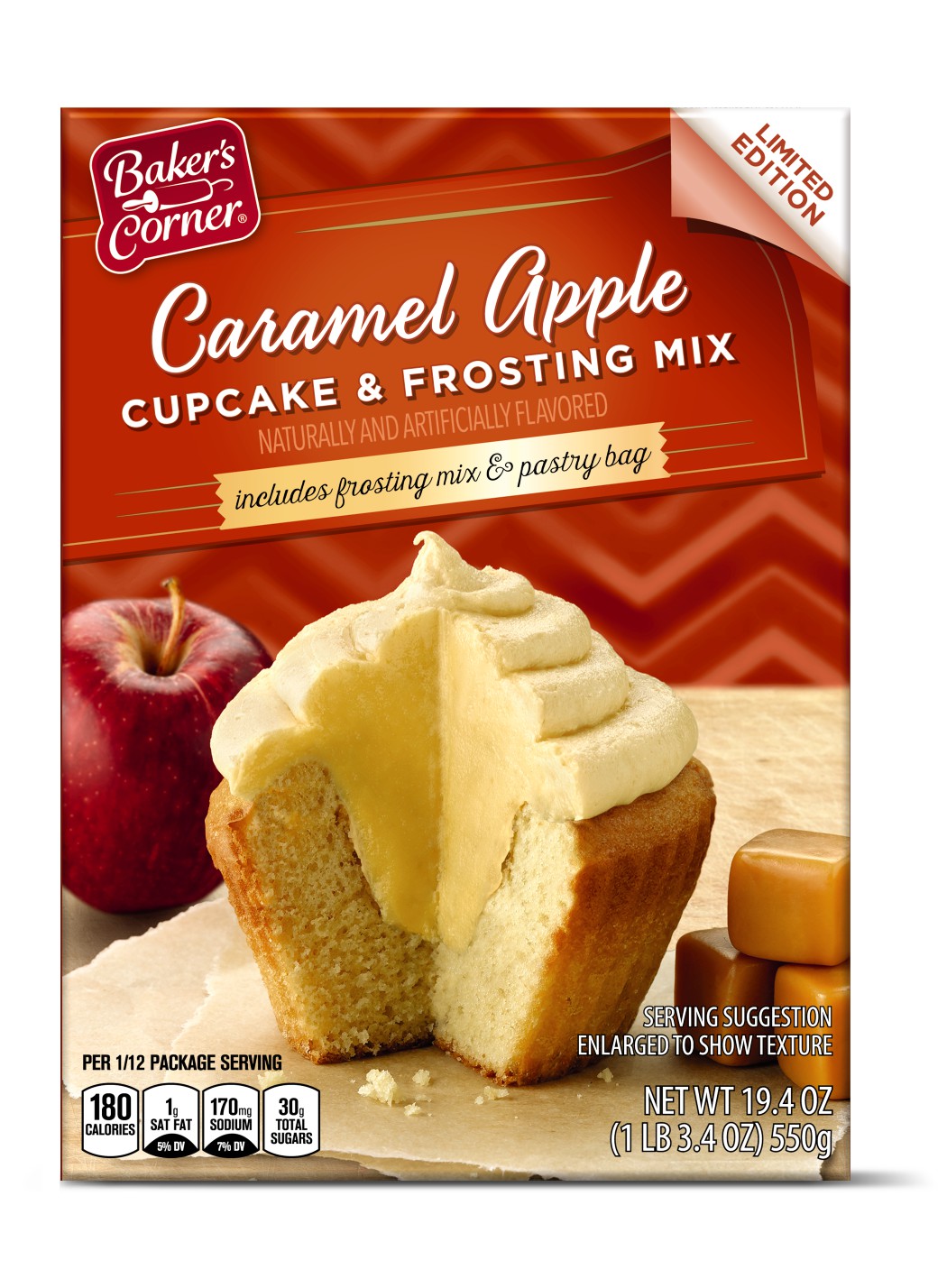 caramel apple cupcake mix