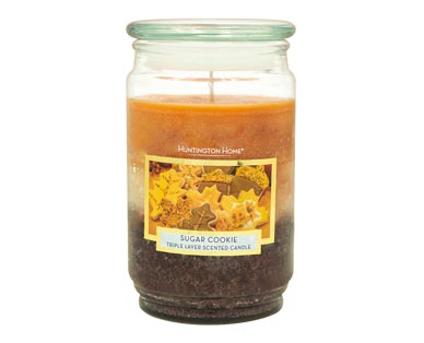 sugar cookie triple layer candle from aldi