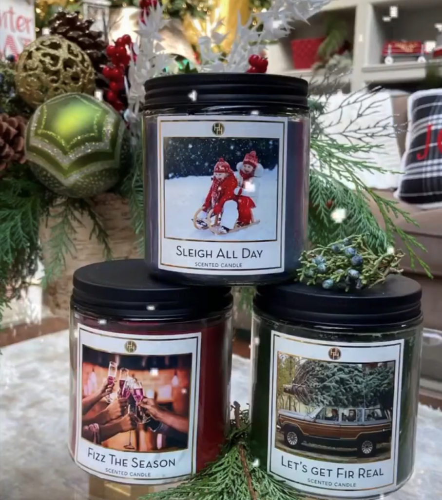 aldi jar candles for the holidays