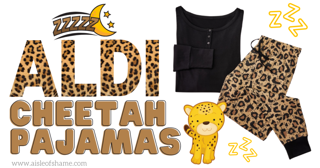 aldi cheetah pjs