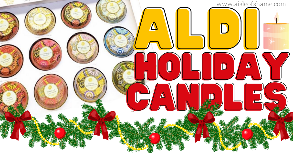 aldi holiday candles