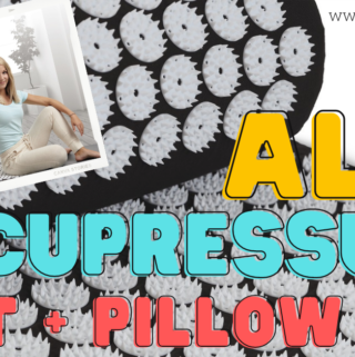 aldi acupressure mat pillow set