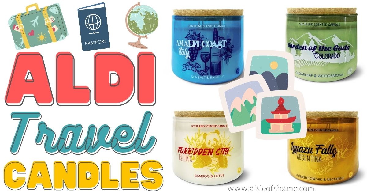 Aldi Travel candles