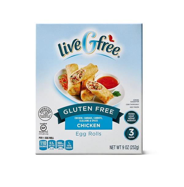 gluten free eggrolls at Aldi