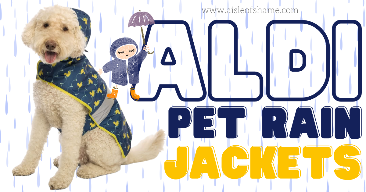 aldi dog rain jacket