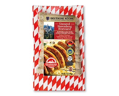 Deutsche Küche Nuremberg Bratwurst 