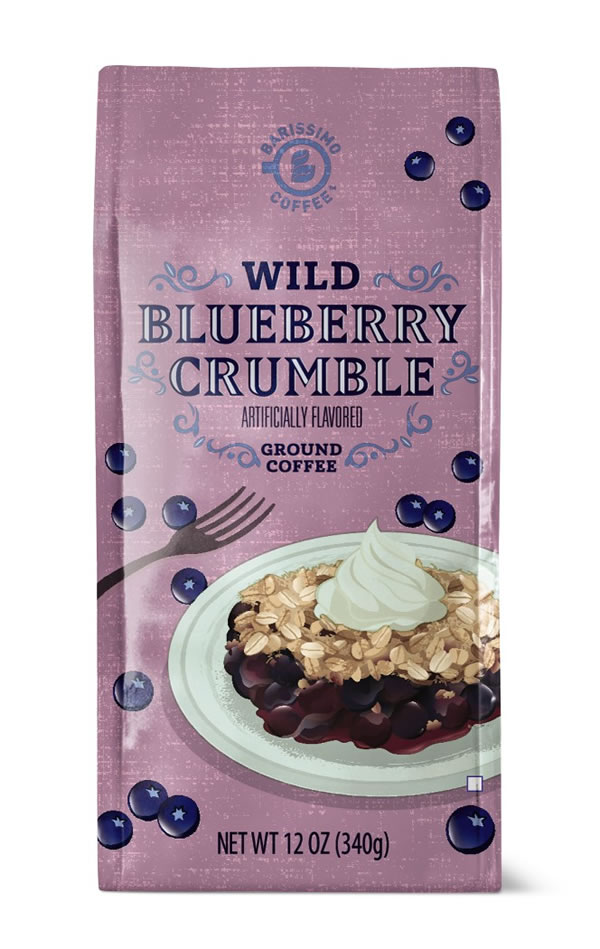 wild blueberry crumble coffee