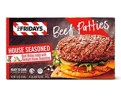 house seasoned beef patties