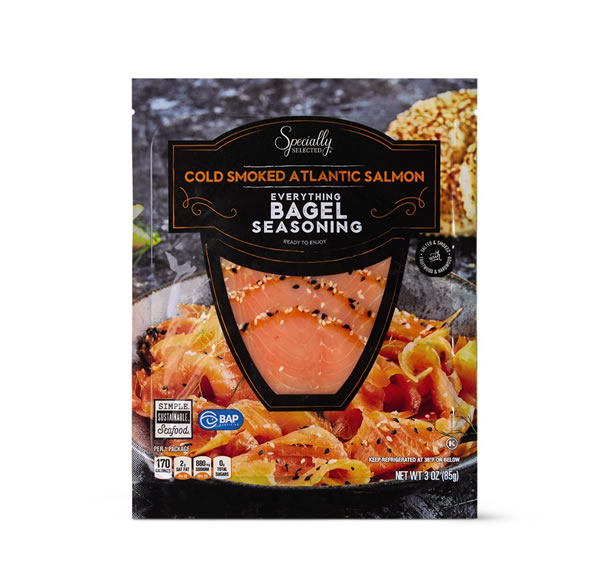 Aldi everything bagel cold smoked salmon