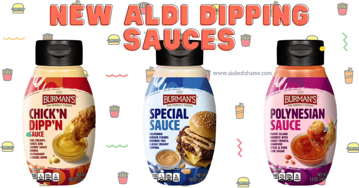 new aldi dipping sauces for red bag chicken