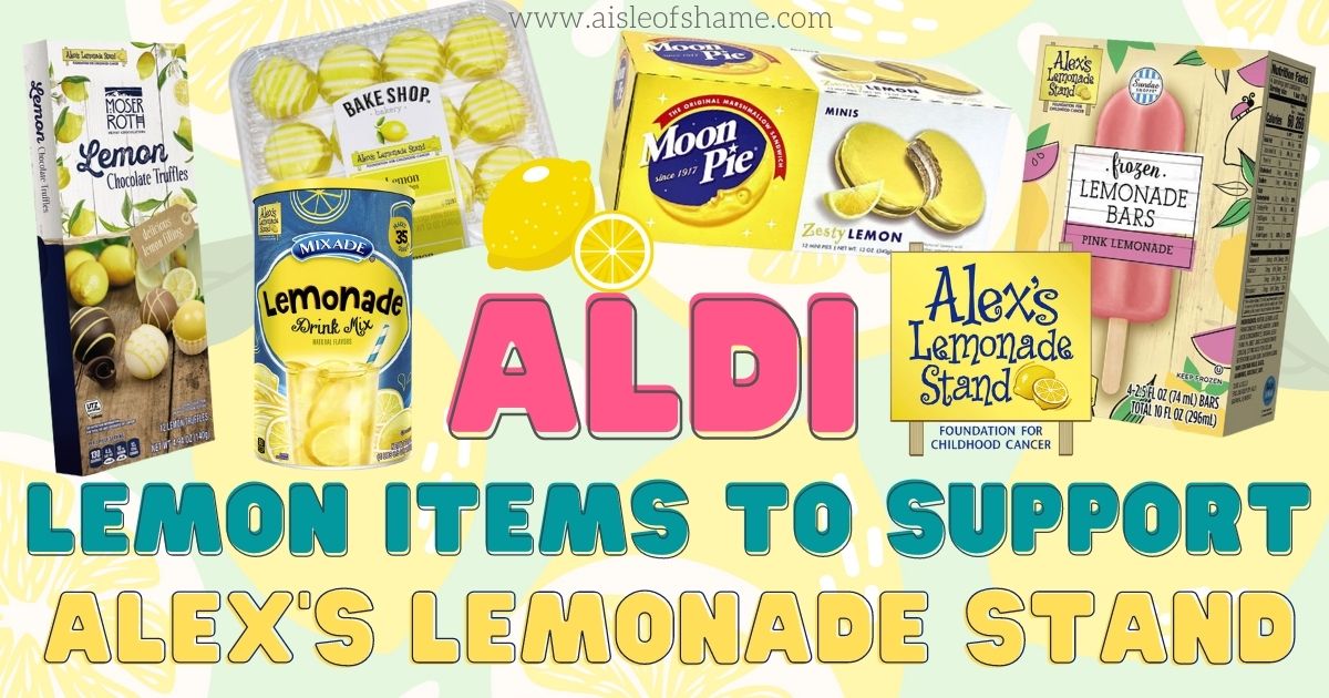 aldi alexs lemonade stand lemon items