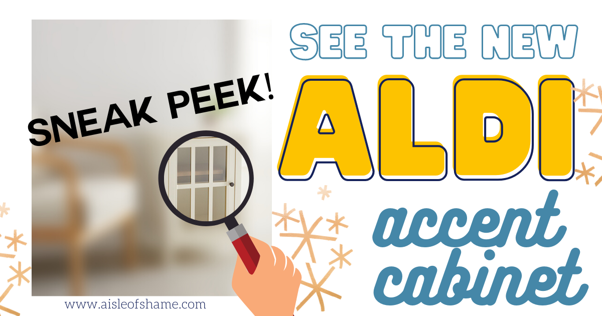 See the new white accent Aldi has for your home