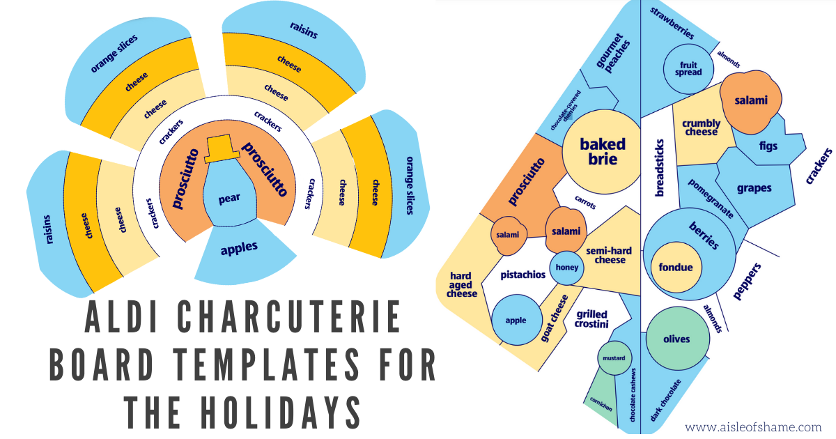 aldi charcuterie board templates for the holidays