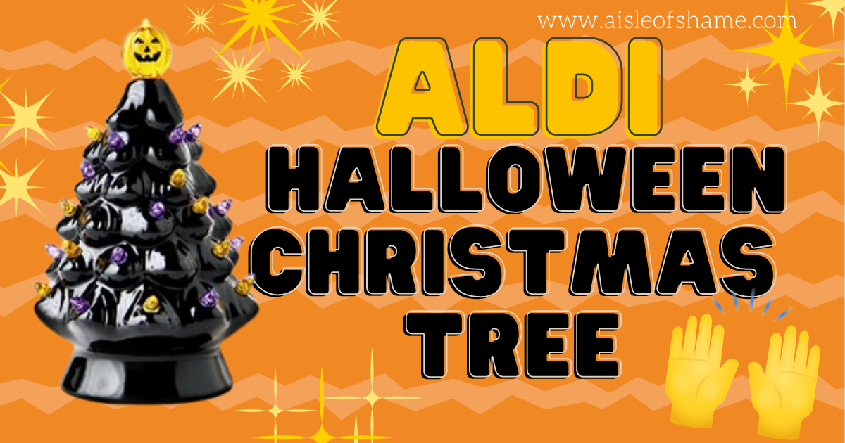 aldi halloween christmas tree