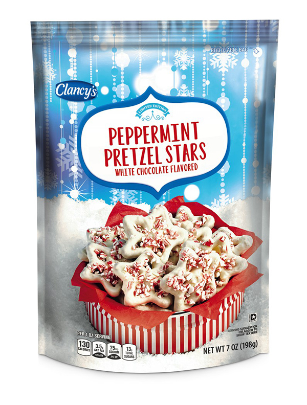 Clancy’s Dipped Peppermint Pretzel Stars