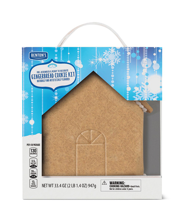Benton’s Pre-Built Gingerbread House Kit