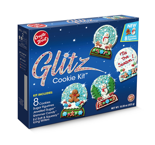 Create-A-Treat Glitz Snow Globe Cookie Kit