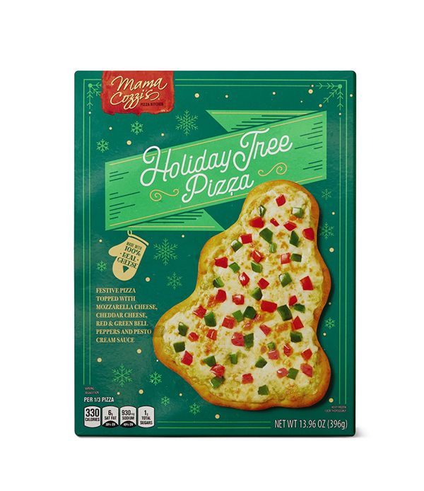 Aldi Holiday Tree Pizza