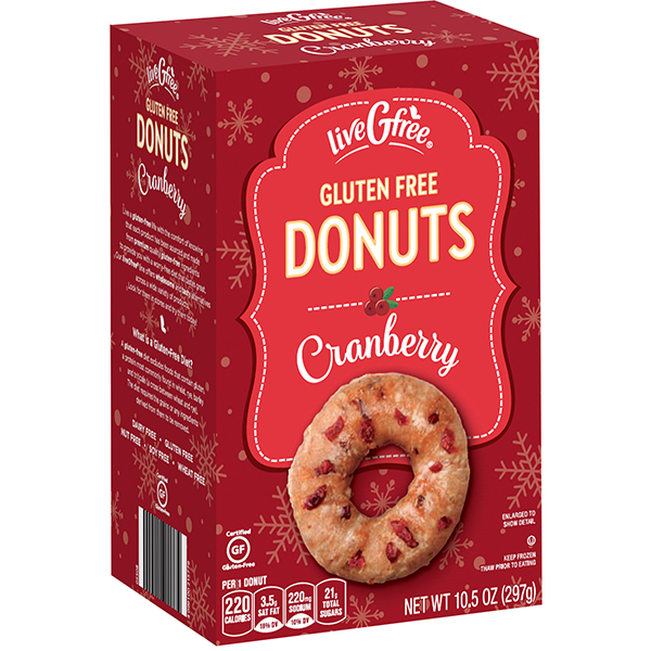 liveGfree gluten-free Donuts cranberry