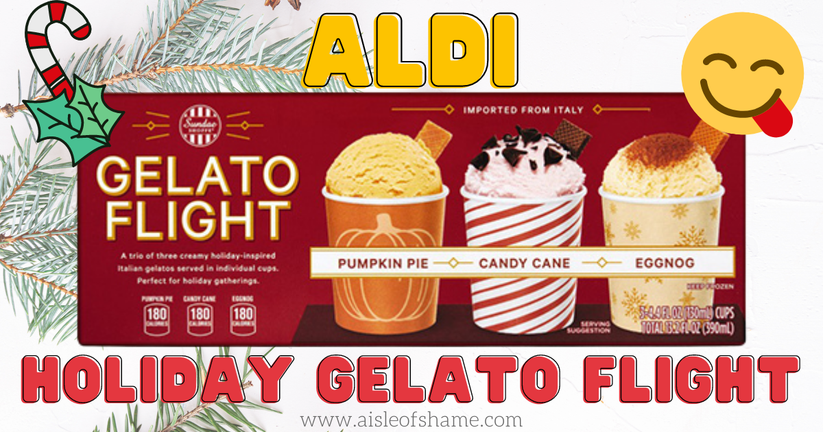 aldi gelato flight holiday flavors