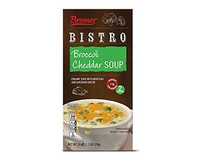 Bremer Bistro broccoli cheese soup
