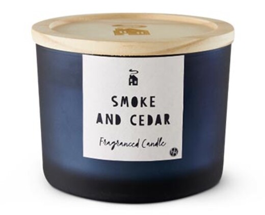 aldi smoke and cedar candle