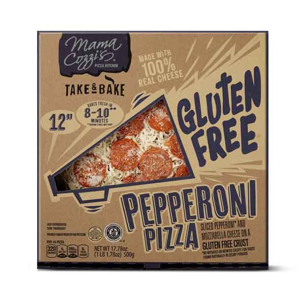 Mama Cozzi’s Pizza Kitchen 12″ Gluten-Free Deli Pizza pepperoni