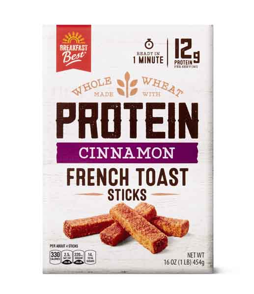 Aldi Breakfast Best Protein Cinnamon French Toast Sticks
