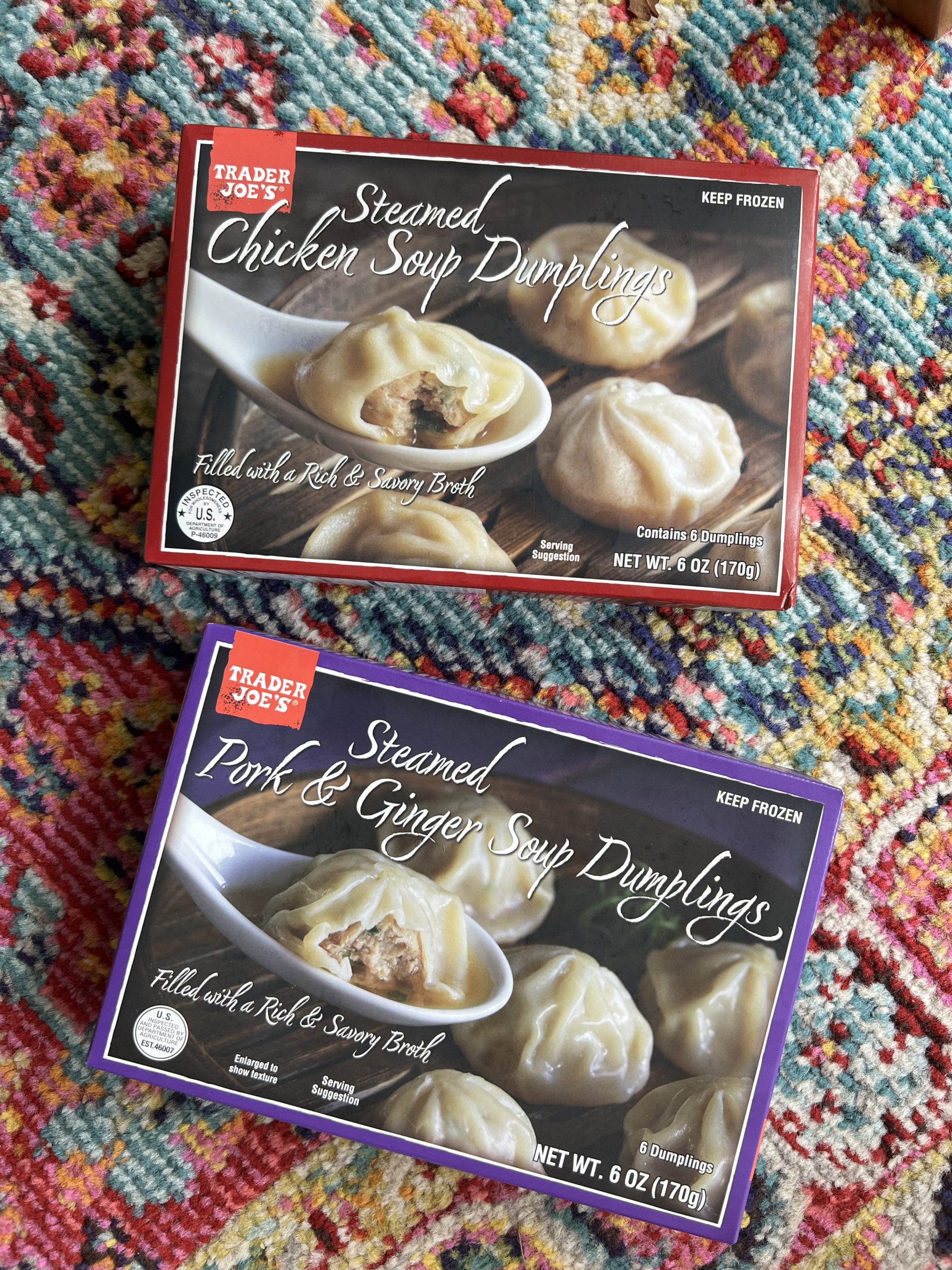 TRADER JOE'S SOUP DUMPLINGS!! TRYING ALL FLAVORS 