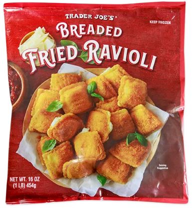 Trader Joes Ravioli fried breaded
