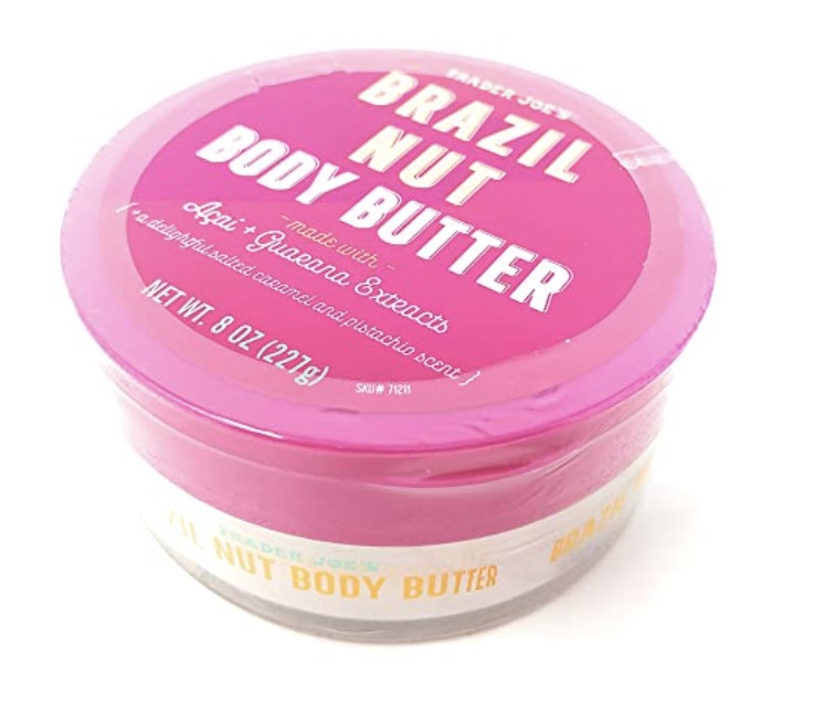 Trader Joe's Brazil Nut Body Butter Jar