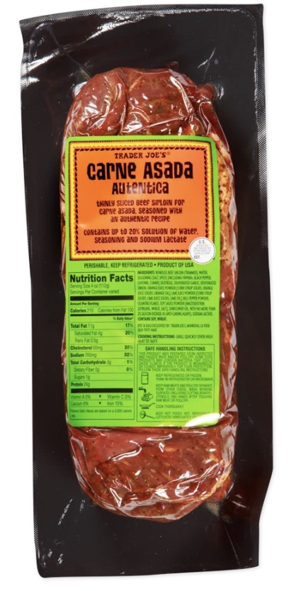 Trader Joes Carne Asada pack
