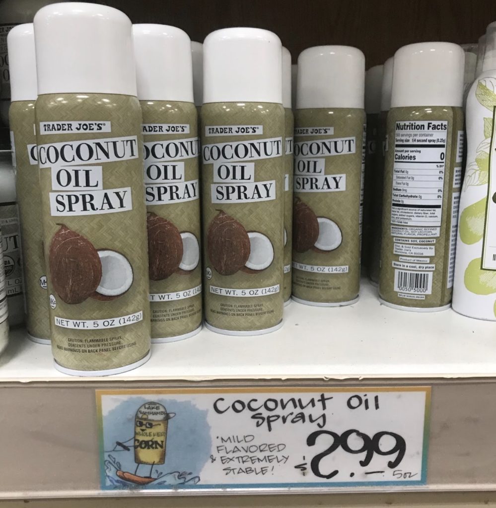 Trader Joe’s Coconut Oil Spray