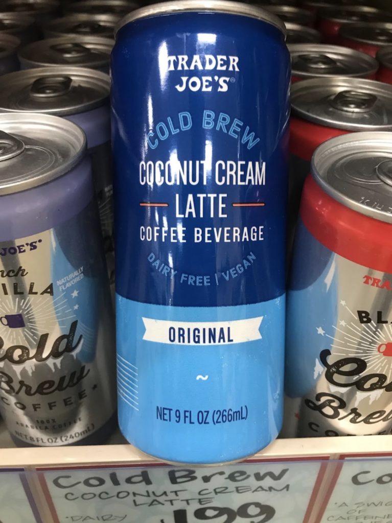 Trader Joe’s Cold Brew Coconut Cream Latte