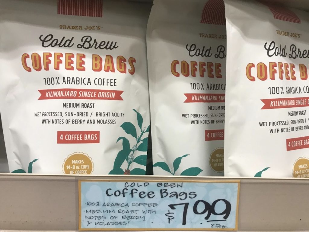 Trader Joe’s Cold Brew Coffee Bags