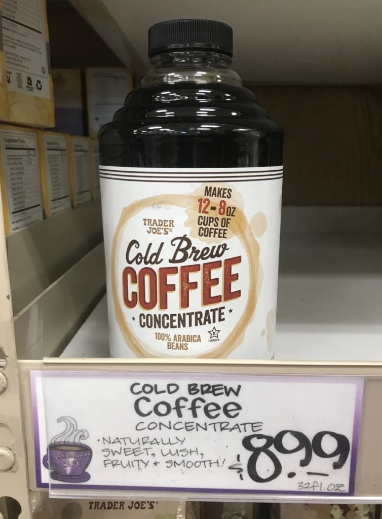 Trader Joe’s Cold Brew Coffee Concentrate